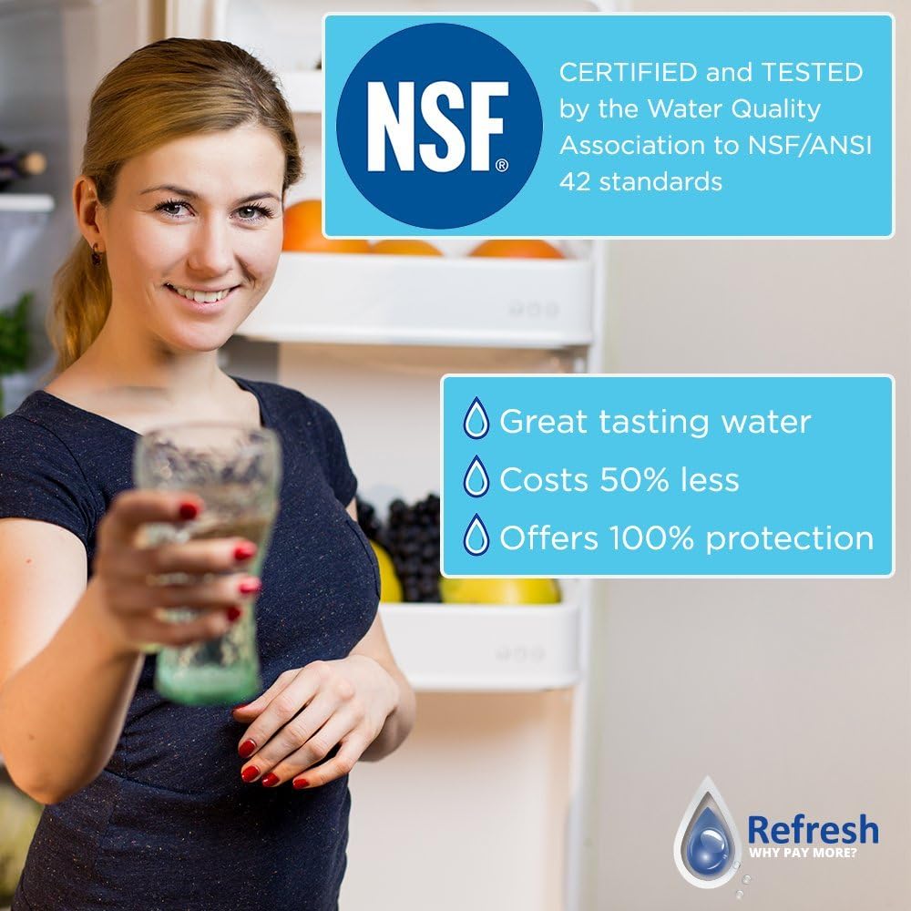 Refresh R-9101 Replacement for Samsung DA29-00020A, DA29-00020B, HAF-CIN/EXP, 46-9101 Refrigerator Water Filter