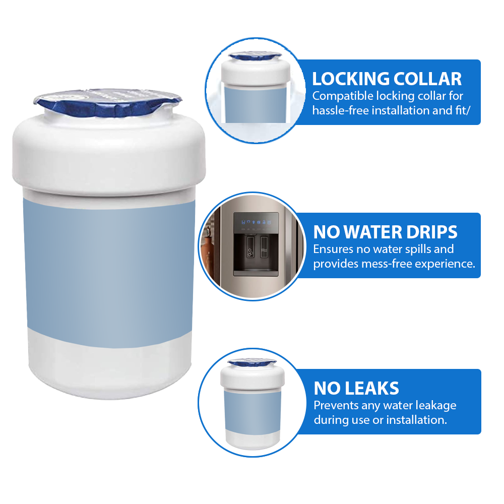 Generic Replacement for GE MWF GWF / MWFP / WSG-1 / WF387 Refrigerator Water Filter