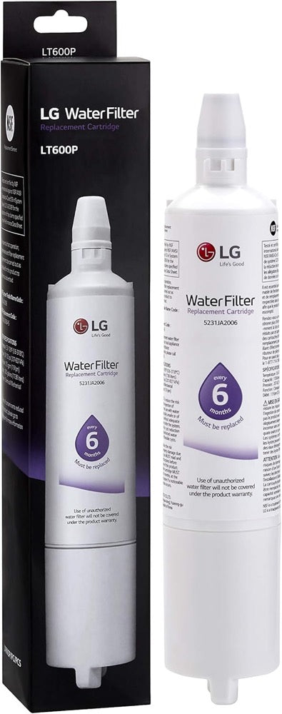 LG Genuine Refrigerator Water Filter for LG LT-600P (NSF42 and NSF53 5231JA2006A, 5231JA2006B, 5231JA2006F, or 5231JA2006F