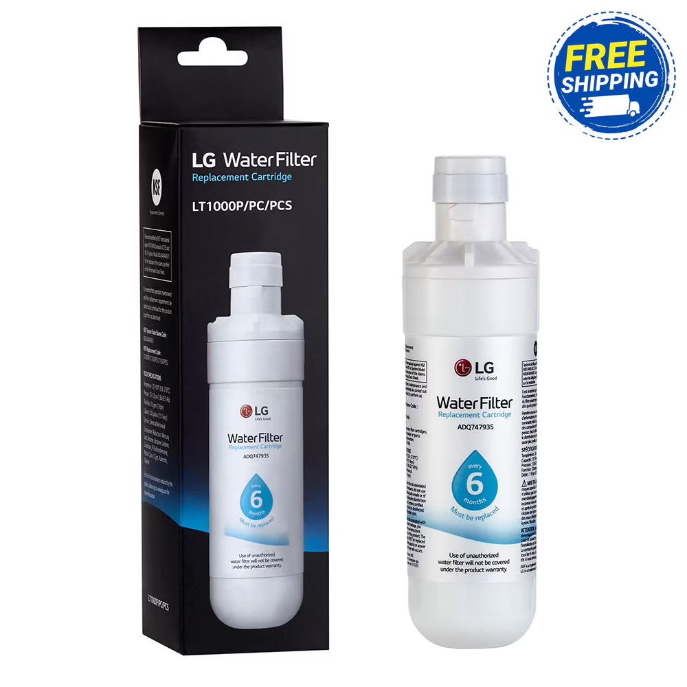 LG Genuine Refrigerator Water Filter for LG LT-1000P ADQ74793501, ADQ75795105, AGF80300704, AGF80300705