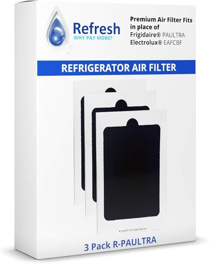 Refresh Replacement Refrigerator Air Filter for EAFCBF, PAULTRA, 241754001, 242047804, 242061001, 7241754001