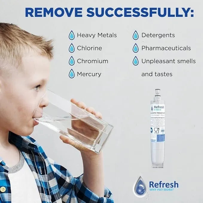 Refresh 9010(A)-S Replacement Refrigerator Water Filter for Whirlpool 4396508 / EDR5RXD1 / Filter 5