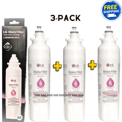 Genuine LG LT-800P Refrigerator Water Filter 3-Pack