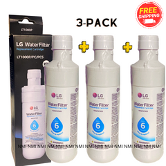 Genuine LG LT-1000P Refrigerator Water Filter 3-Pack ($27.65/ Filter) + FREE SHIPPING