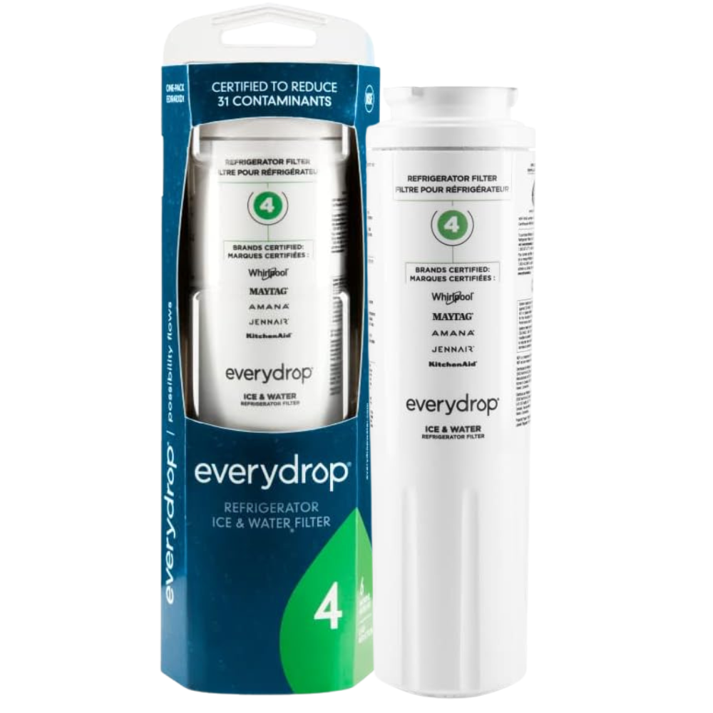 Genuine everydrop® by Whirlpool Refrigerator Water Filter for EDR4RXD1 / UKF8001 / 4396395 / WF295 / WSM-2 / Filter 4