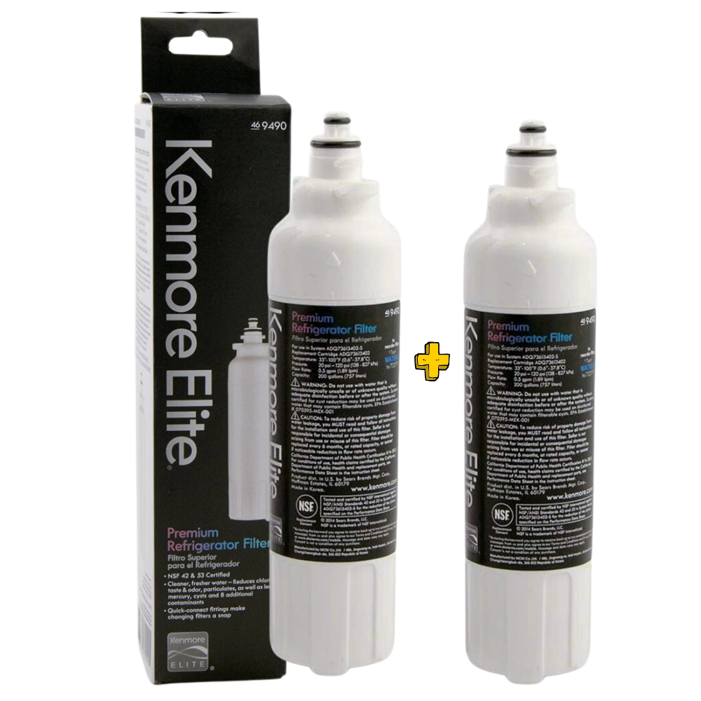 Genuine Kenmore Elite 9490 Replacement Refrigerator Water Filter LT700P ADQ36006101 LFXC24726S, 469690, ADQ36006102 LMXS27626S LFXS30766S