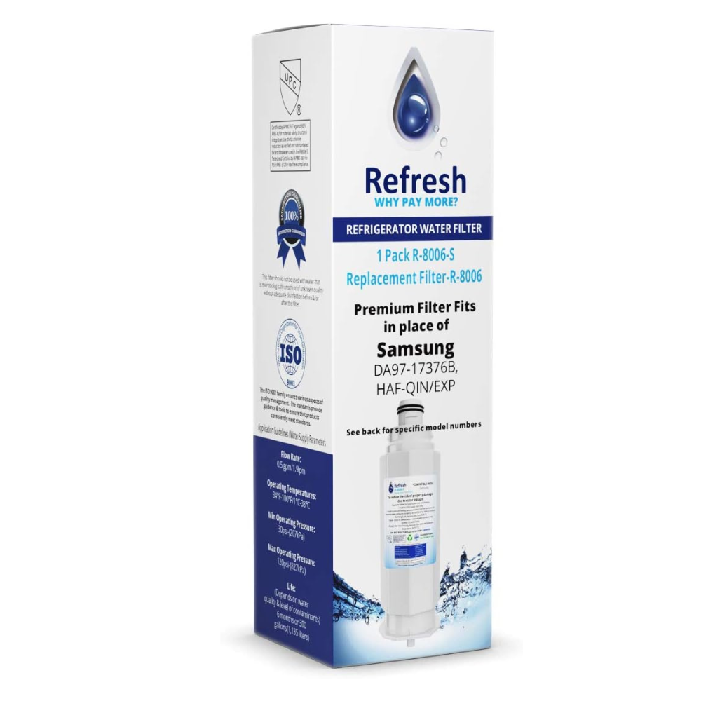 Filter Refresh Refresh R-8006-S Replacement Refrigerator Water Filter
