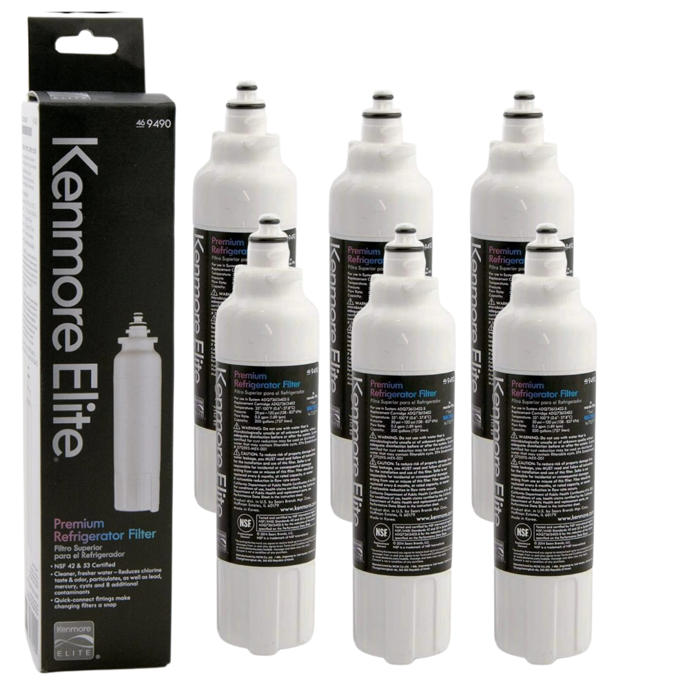 Genuine Kenmore Elite 9490 Replacement Refrigerator Water Filter LT700P ADQ36006101 LFXC24726S, 469690, ADQ36006102 LMXS27626S LFXS30766S