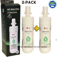 Genuine LG LT-700P Refrigerator Water Filter 2-Pack