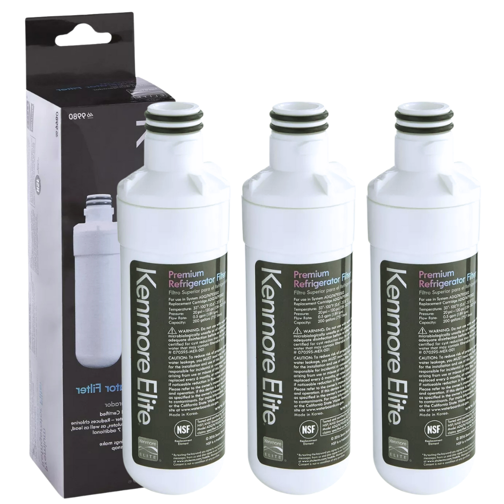 Genuine Kenmore 9980 Refrigerator Water Filter ADQ74793502 ADQ7493502 ADQ747935 MDJ64844601 46-9980 ADQ74793501 LT1000PC LT1000 ADQ74793502