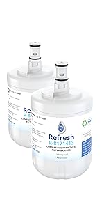 Refresh R-817413 Replacement Refrigerator Water Filter for Whirlpool 8171413, 8171414, EDR8D1, and Kenmore 9002, 469002, 8171414