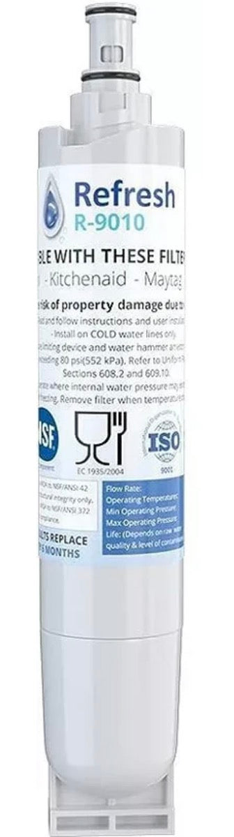 Refresh 9010(A) -S Replacement Refrigerator Water Filter for Whirlpool 4396508 / EDR5RXD1 / Filter 5